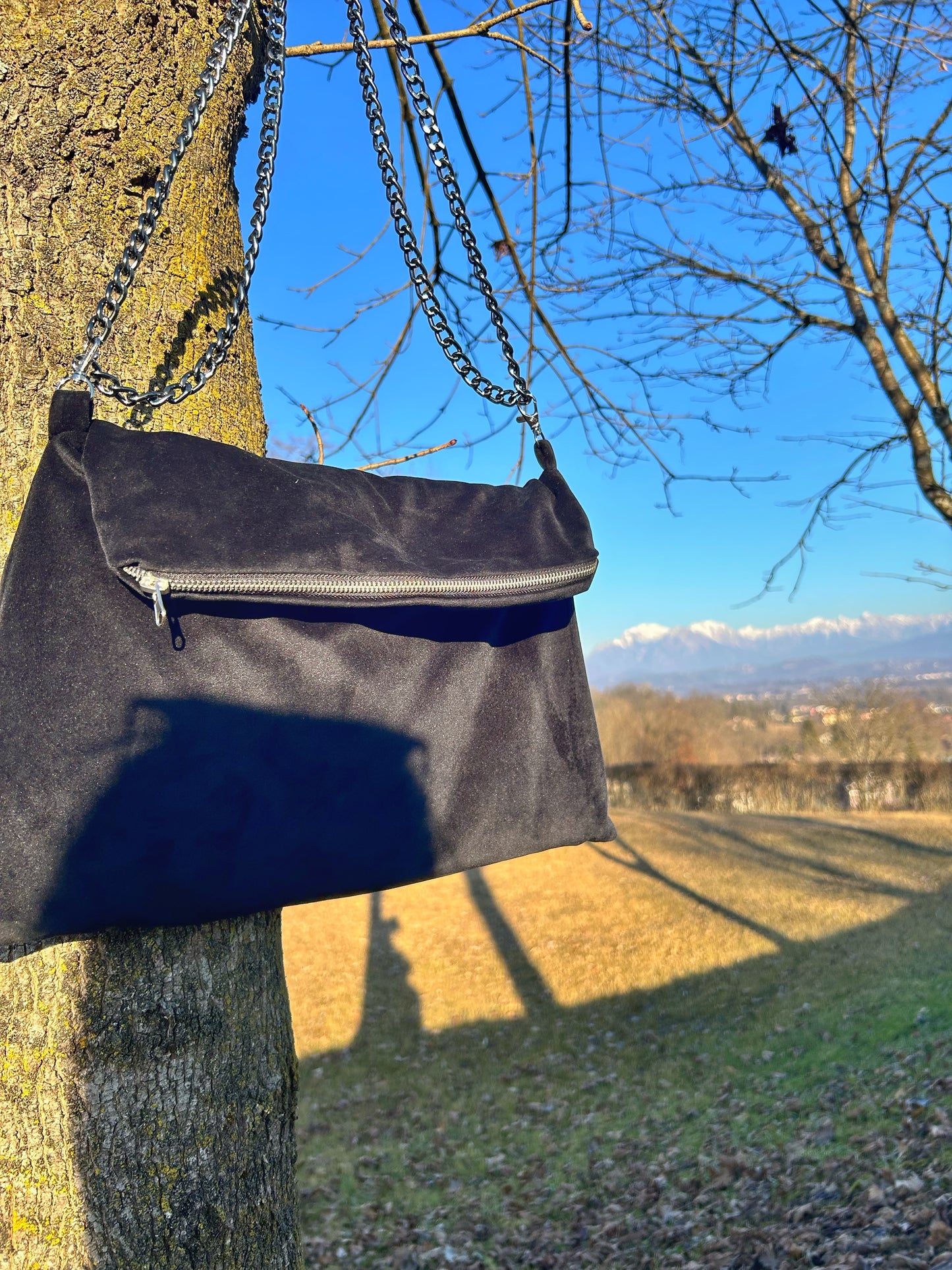 MAXI POCHETTE - "velluto elegance"