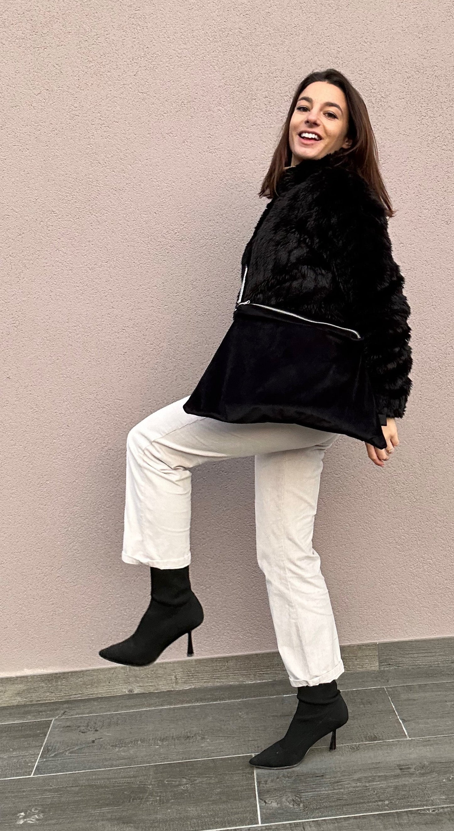 MAXI POCHETTE - "velluto elegance"