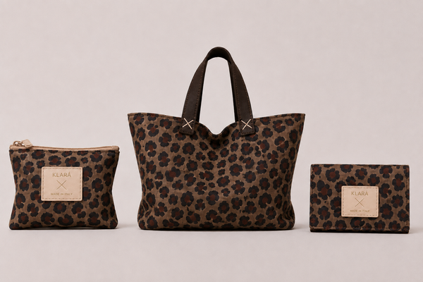 Set mum to be - borsa passeggino + portacreme + portapannolini leopard neutro