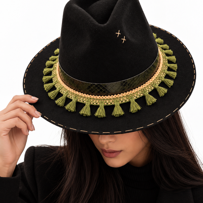 Cappello Mondeval Nero e oliva