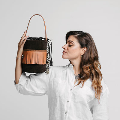 Secchiello Suede Marrone