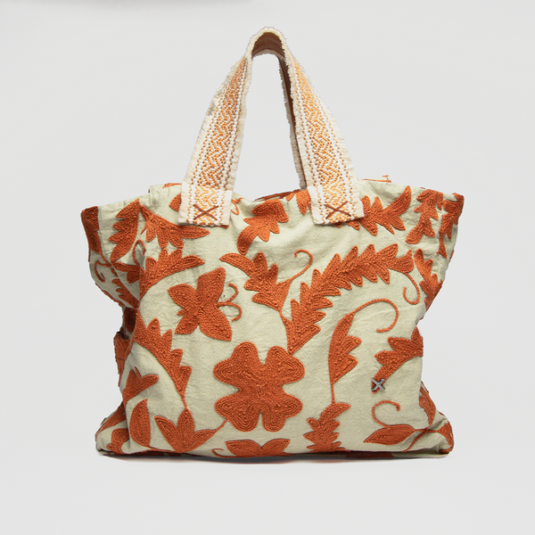 Maxi Bag Floreale Arancione