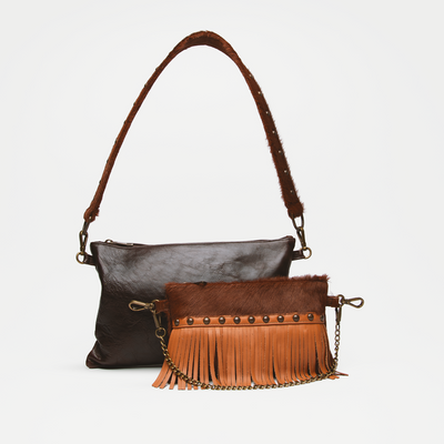 Double Bag Cavallino Frange