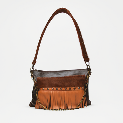 Double Bag Cavallino Frange