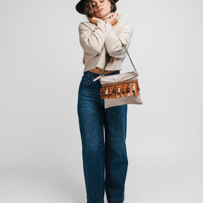 Fanciful Beige Frange